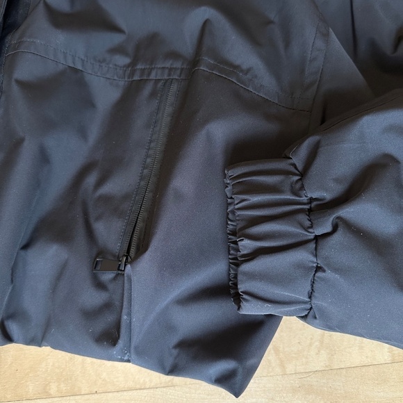 Zara Like New Black puffy bomber hooded jkt, XL, P1404 - Picture 4 of 6